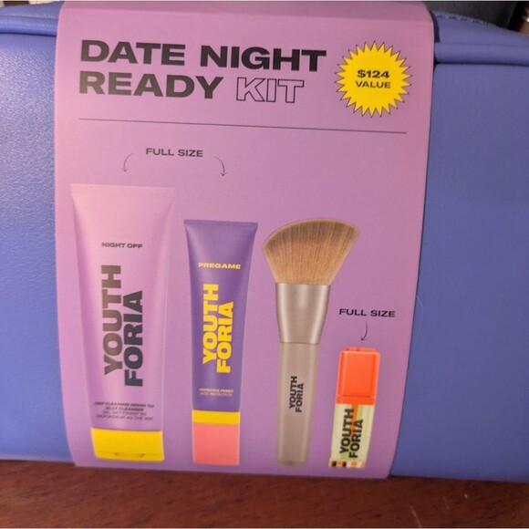 NIB/NWT $124 Youthforia Date Night Ready kit with Bag (FULL SIZE) - Picture 8 of 10